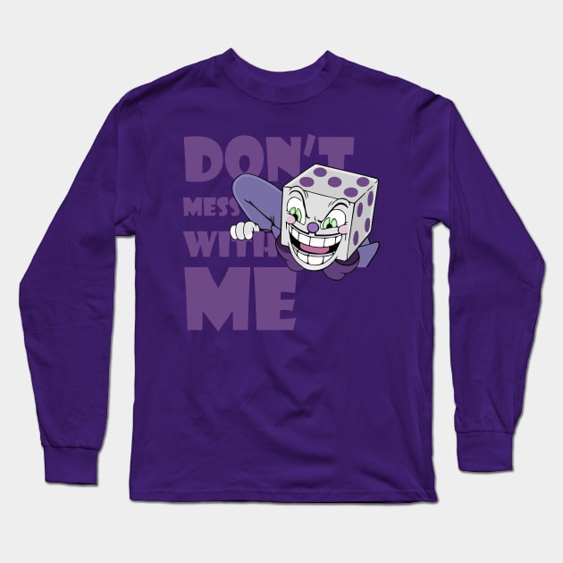 Mr. King Dice - Cuphead Long Sleeve T-Shirt by Catharthic